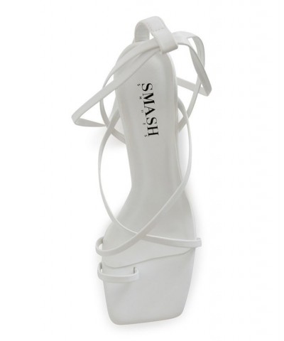 Women's Mona Dress Sandals - Extended Sizes 10-14 White $57.60 Shoes