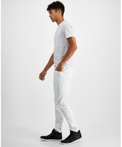 Men's Slim Tapered Fit Jeans White $47.52 Jeans