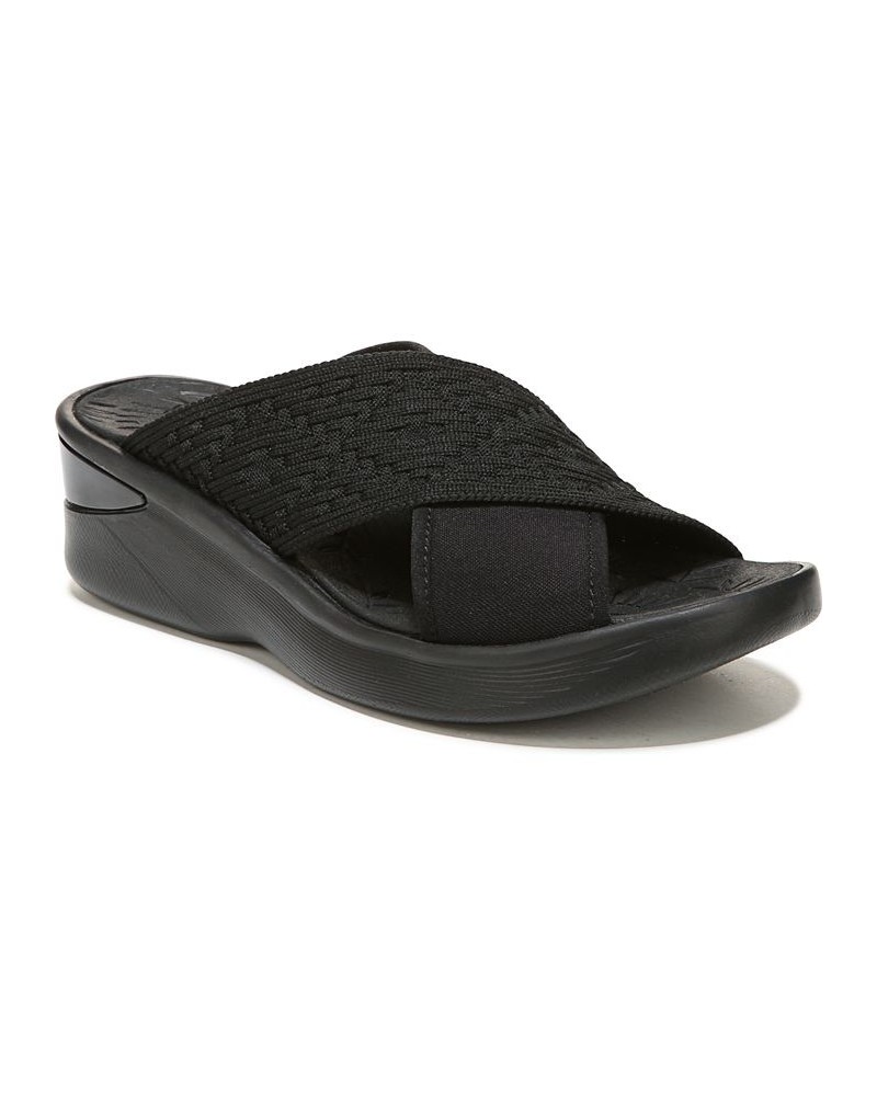 Sundance Washable Slide Sandals Black $39.00 Shoes