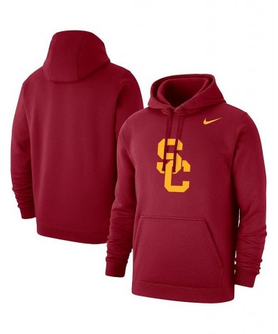 Men's Cardinal USC Trojans Logo Club Pullover Hoodie $40.80 Sweatshirt