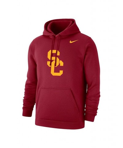 Men's Cardinal USC Trojans Logo Club Pullover Hoodie $40.80 Sweatshirt