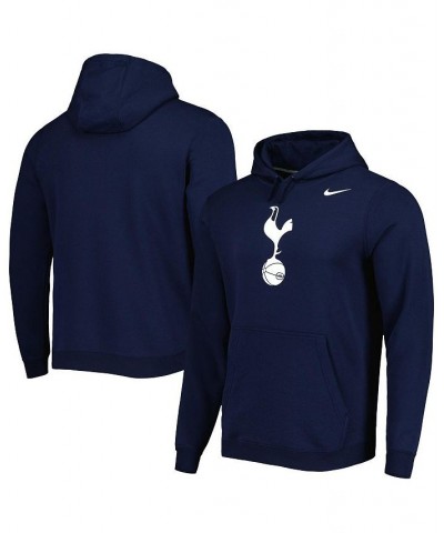 Men's Navy Tottenham Hotspur Club Primary Pullover Hoodie $34.40 Sweatshirt