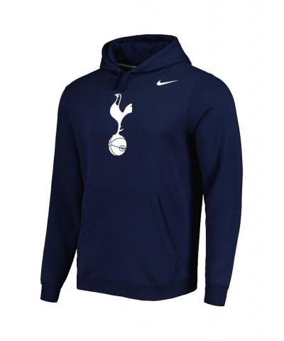 Men's Navy Tottenham Hotspur Club Primary Pullover Hoodie $34.40 Sweatshirt