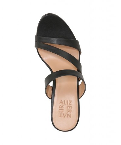 Breona Wedge Dress Sandals Black $53.41 Shoes