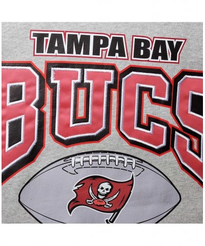 Men's Heather Gray Tampa Bay Buccaneers Big and Tall Allover Print Pullover Sweatshirt $39.00 Sweatshirt