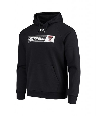 Men's Black Texas Tech Red Raiders 2021 Sideline Football All-Day Raglan Pullover Hoodie $37.40 Sweatshirt