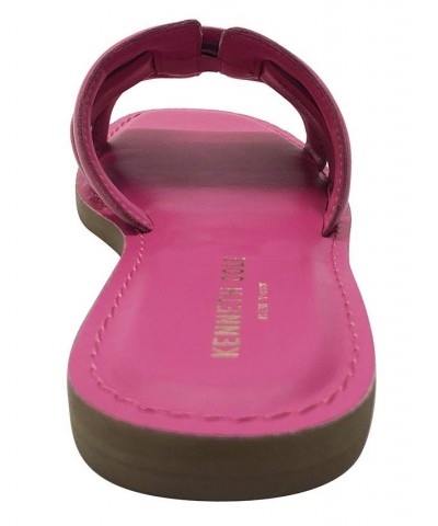 Women's Aiden Flat Sandals Pink $45.78 Shoes