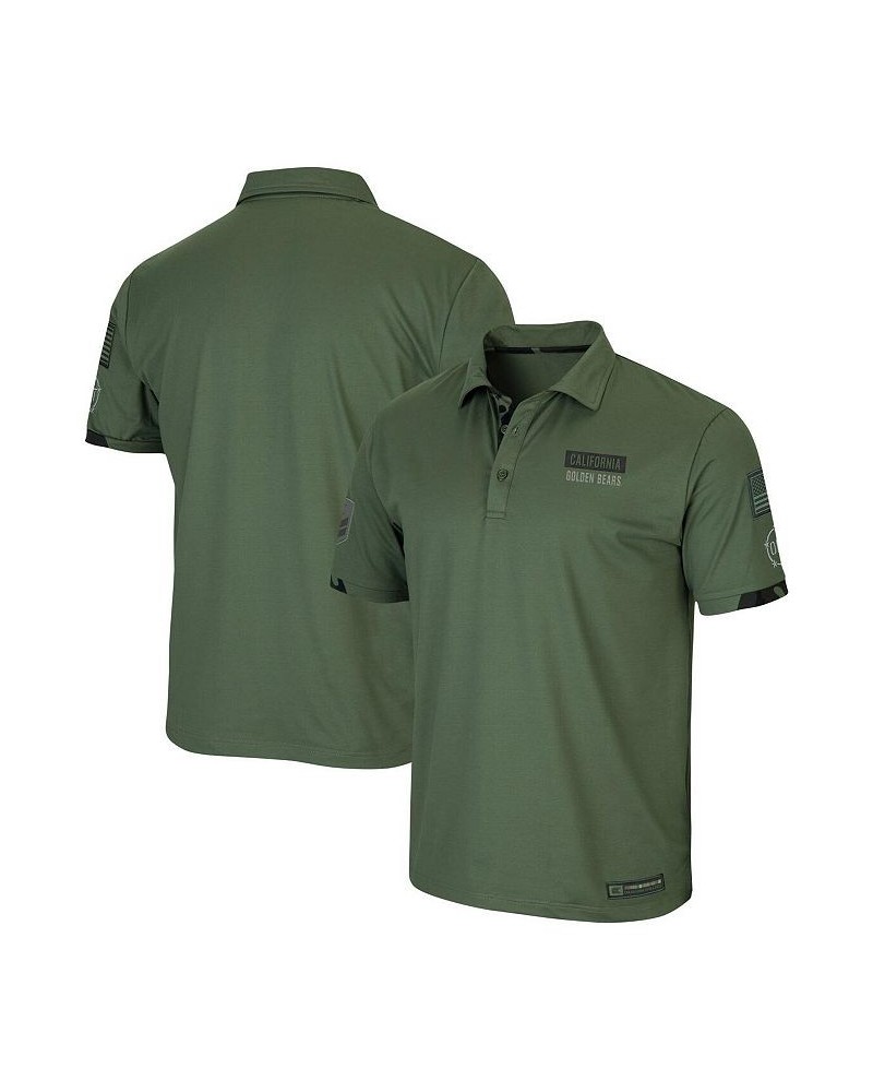 Men's Olive Cal Bears OHT Military-inspired Appreciation Echo Polo Shirt $27.60 Polo Shirts