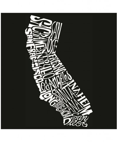 Men's Premium Word Art T-Shirt - California State Black $25.64 T-Shirts