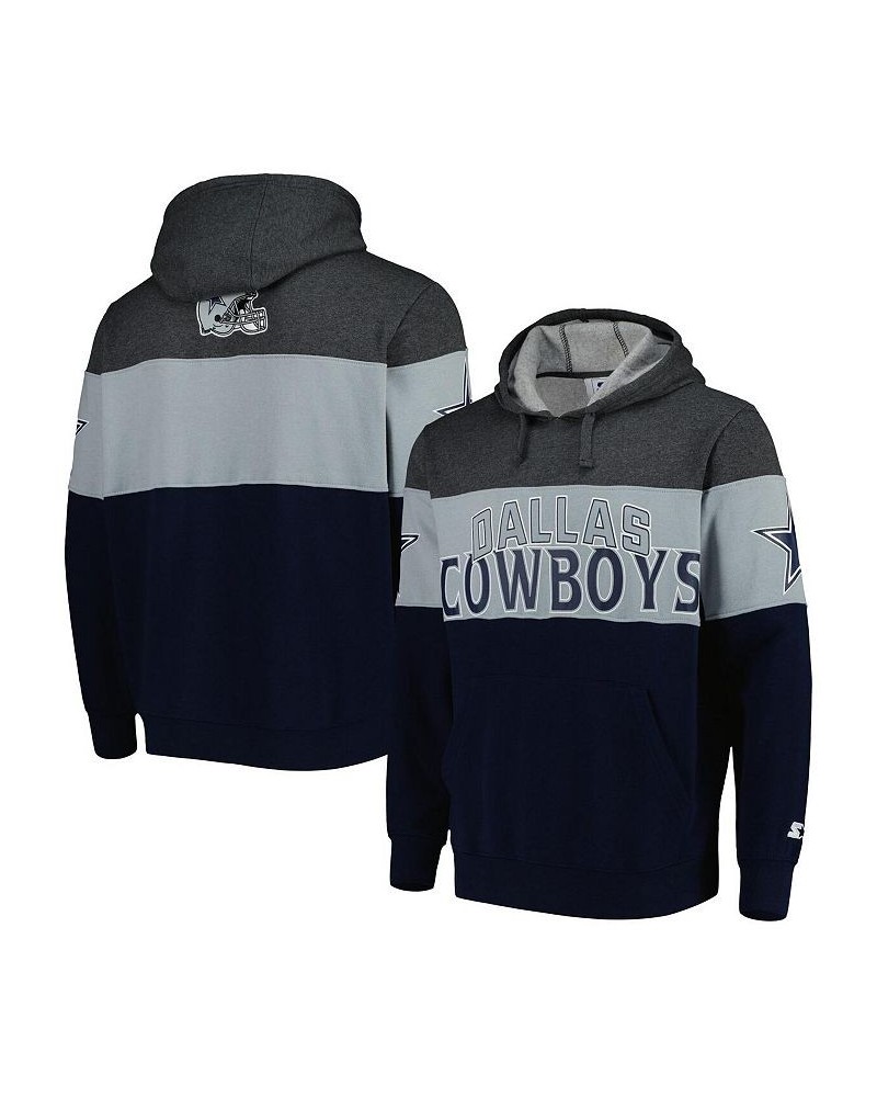 Men's Navy Dallas Cowboys Extreme Pullover Hoodie $46.20 Sweatshirt