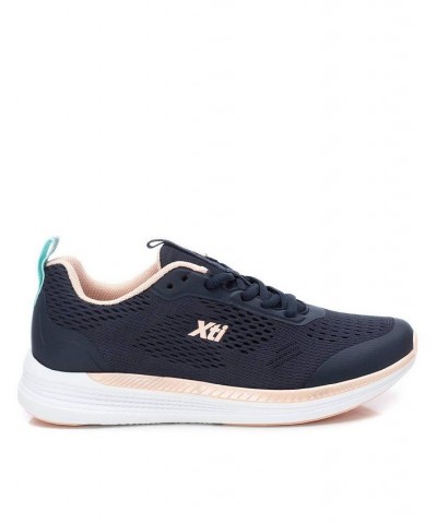 Women's Sneakers By 14080001 Navy Blue $31.48 Shoes