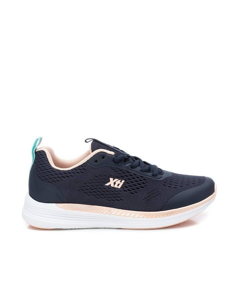 Women's Sneakers By 14080001 Navy Blue $31.48 Shoes