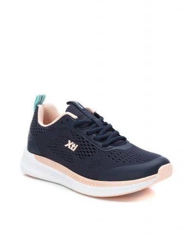 Women's Sneakers By 14080001 Navy Blue $31.48 Shoes