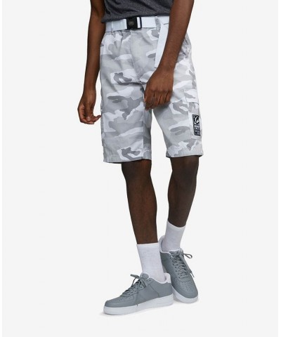 Men's Big and Tall Rewind Belted Cargo Shorts PD06 $23.20 Shorts