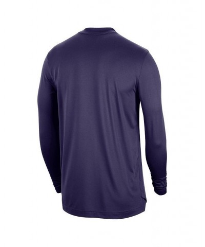 Men's Charcoal Los Angeles Lakers 2022/23 City Edition Pregame Warmup Long Sleeve Shooting Shirt $32.32 T-Shirts