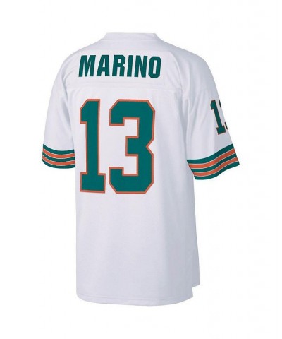 Men's Dan Marino White Miami Dolphins Big and Tall 1984 Retired Player Replica Jersey $74.80 Jersey