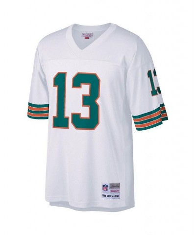 Men's Dan Marino White Miami Dolphins Big and Tall 1984 Retired Player Replica Jersey $74.80 Jersey