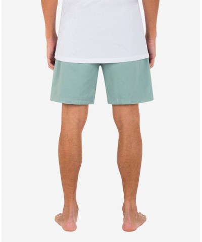 Men's Cruiser Pleasure Point Volley Casual Shorts with Elastic Waist and Back Pockets for Everyday Wear Green $24.94 Shorts