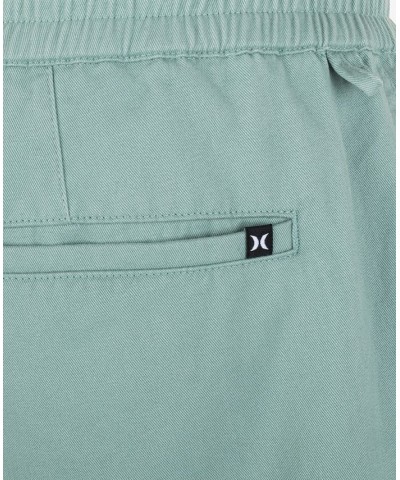 Men's Cruiser Pleasure Point Volley Casual Shorts with Elastic Waist and Back Pockets for Everyday Wear Green $24.94 Shorts