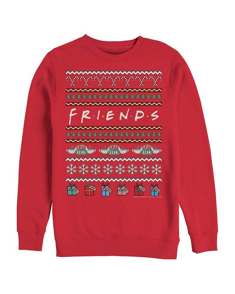 Men's Friends Logo Sweatshirt Red $27.48 Sweatshirt