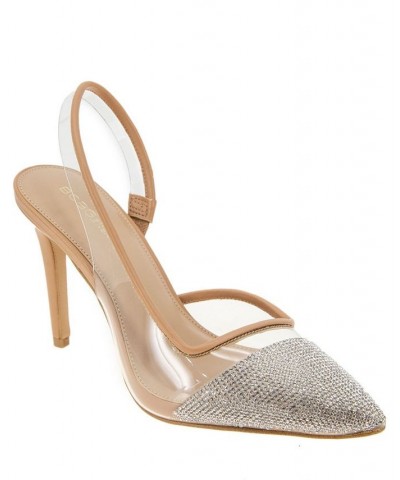 Women's Hominy Slingback Pump Tan/Beige $55.93 Shoes