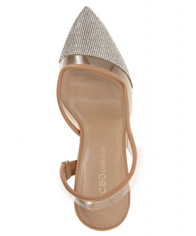 Women's Hominy Slingback Pump Tan/Beige $55.93 Shoes