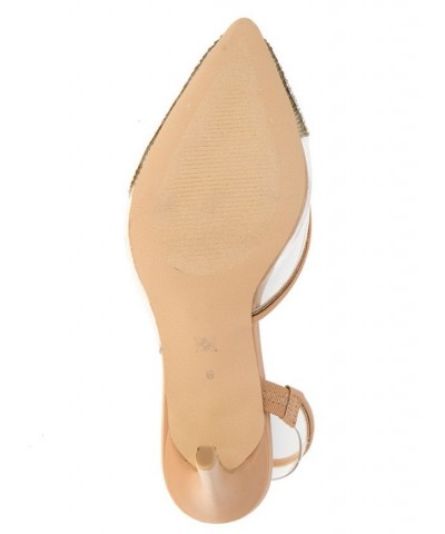 Women's Hominy Slingback Pump Tan/Beige $55.93 Shoes