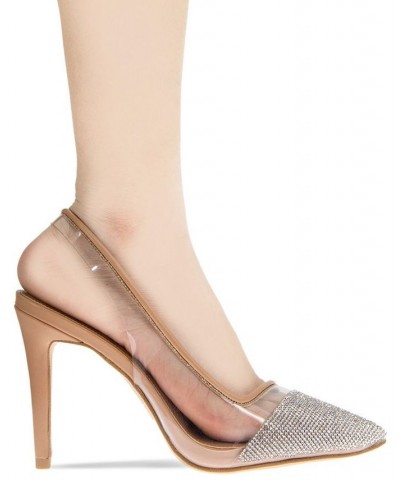 Women's Hominy Slingback Pump Tan/Beige $55.93 Shoes