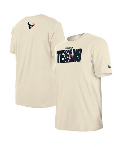 Men's Cream Houston Texans 2023 NFL Draft T-shirt $22.00 T-Shirts