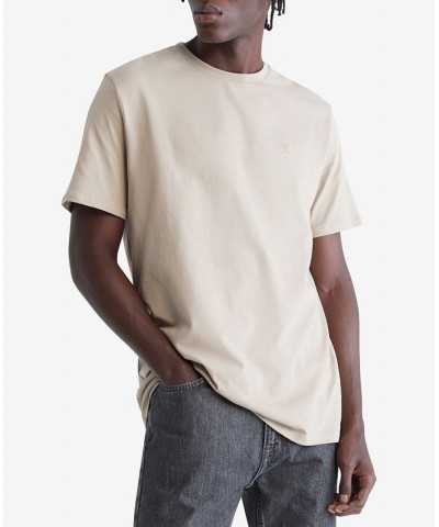 Men's Smooth Cotton Solid Crewneck T-Shirt PD06 $27.72 T-Shirts