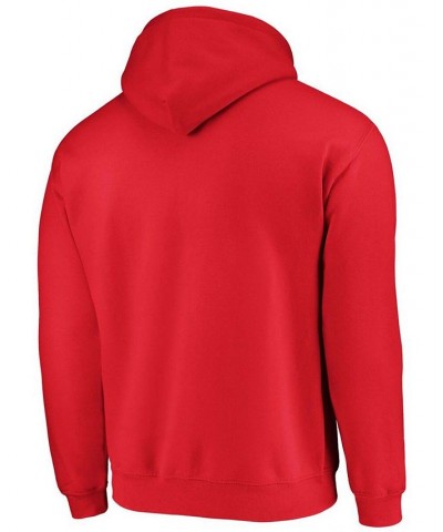 Men's Scarlet Nebraska Huskers Campus Pullover Hoodie $21.50 Sweatshirt