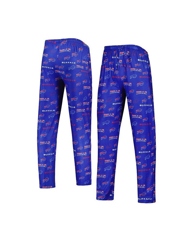 Men's Royal Buffalo Bills Breakthrough Allover Print Knit Sleep Pants $23.52 Pajama