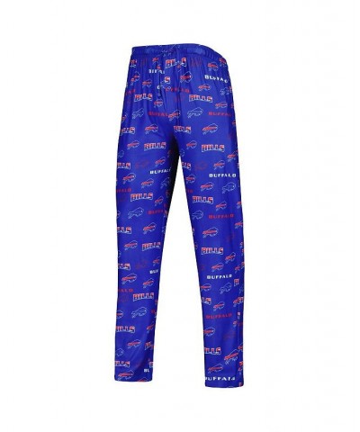 Men's Royal Buffalo Bills Breakthrough Allover Print Knit Sleep Pants $23.52 Pajama