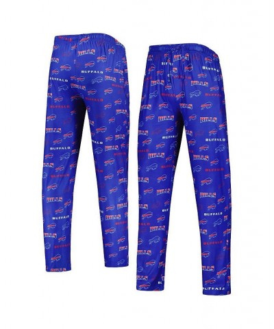 Men's Royal Buffalo Bills Breakthrough Allover Print Knit Sleep Pants $23.52 Pajama