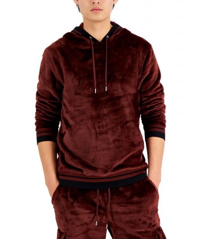 I.N.C. International Concepts Men's Regular-Fit Ribbed Velour Hoodie PD03 $13.09 Sweatshirt