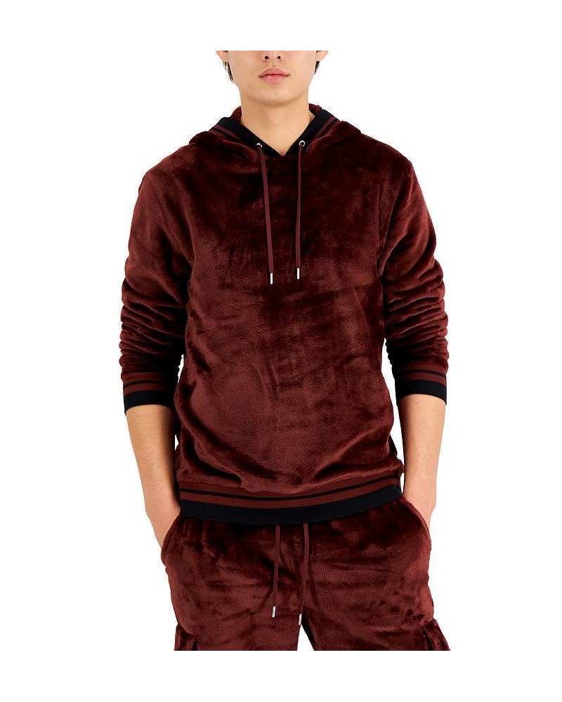 I.N.C. International Concepts Men's Regular-Fit Ribbed Velour Hoodie PD03 $13.09 Sweatshirt