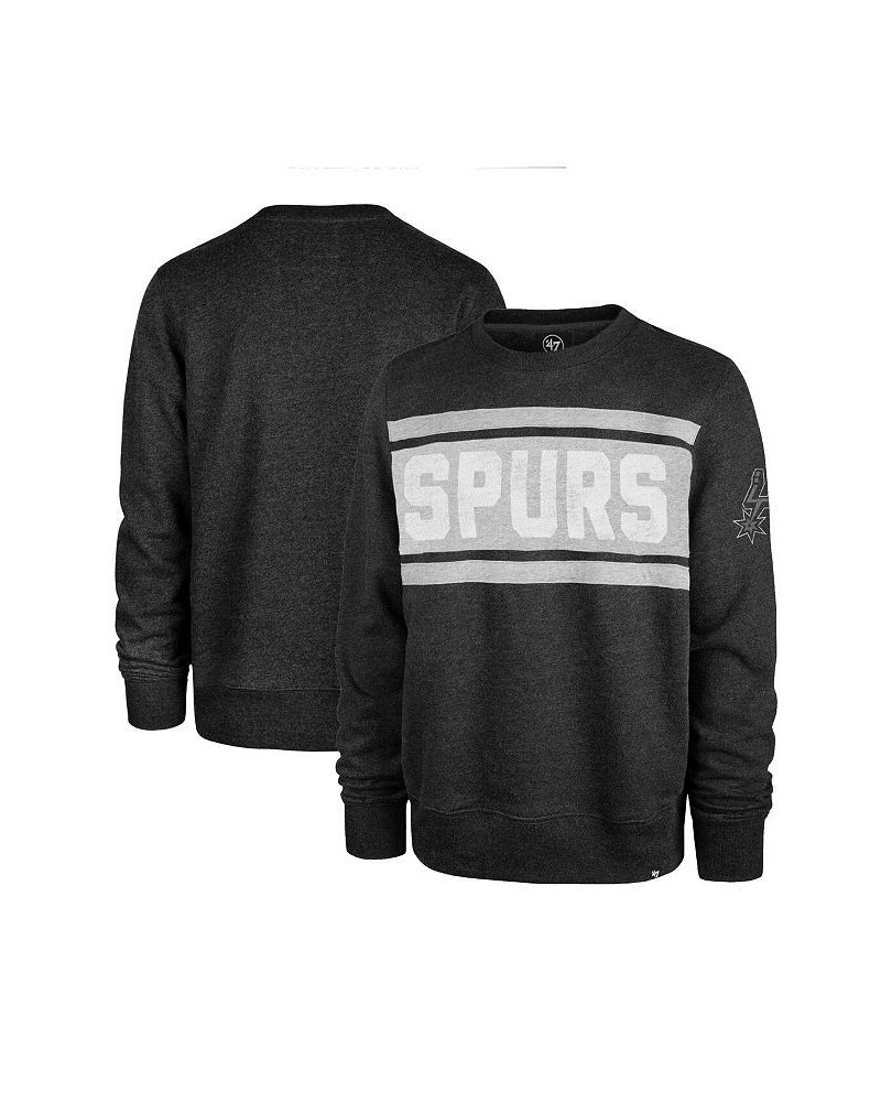 Men's Heather Black San Antonio Spurs Tribeca Emerson Pullover Sweatshirt $34.31 Sweatshirt