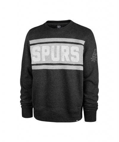 Men's Heather Black San Antonio Spurs Tribeca Emerson Pullover Sweatshirt $34.31 Sweatshirt