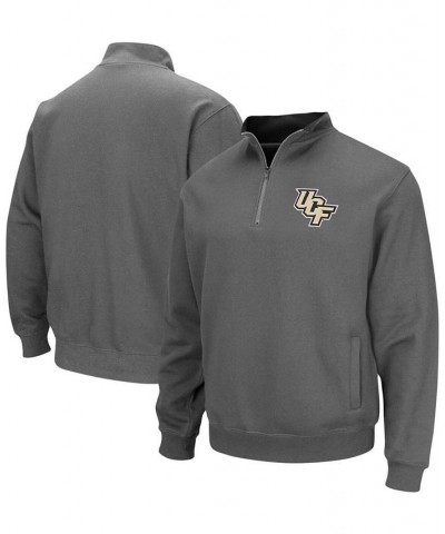 Men's Charcoal UCF Knights Tortugas Logo Quarter-Zip Pullover Jacket $31.79 Sweatshirt