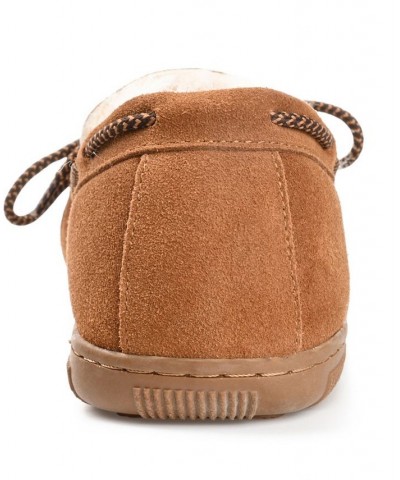 Men's Meander Moccasin Slippers Tan/Beige $46.06 Shoes