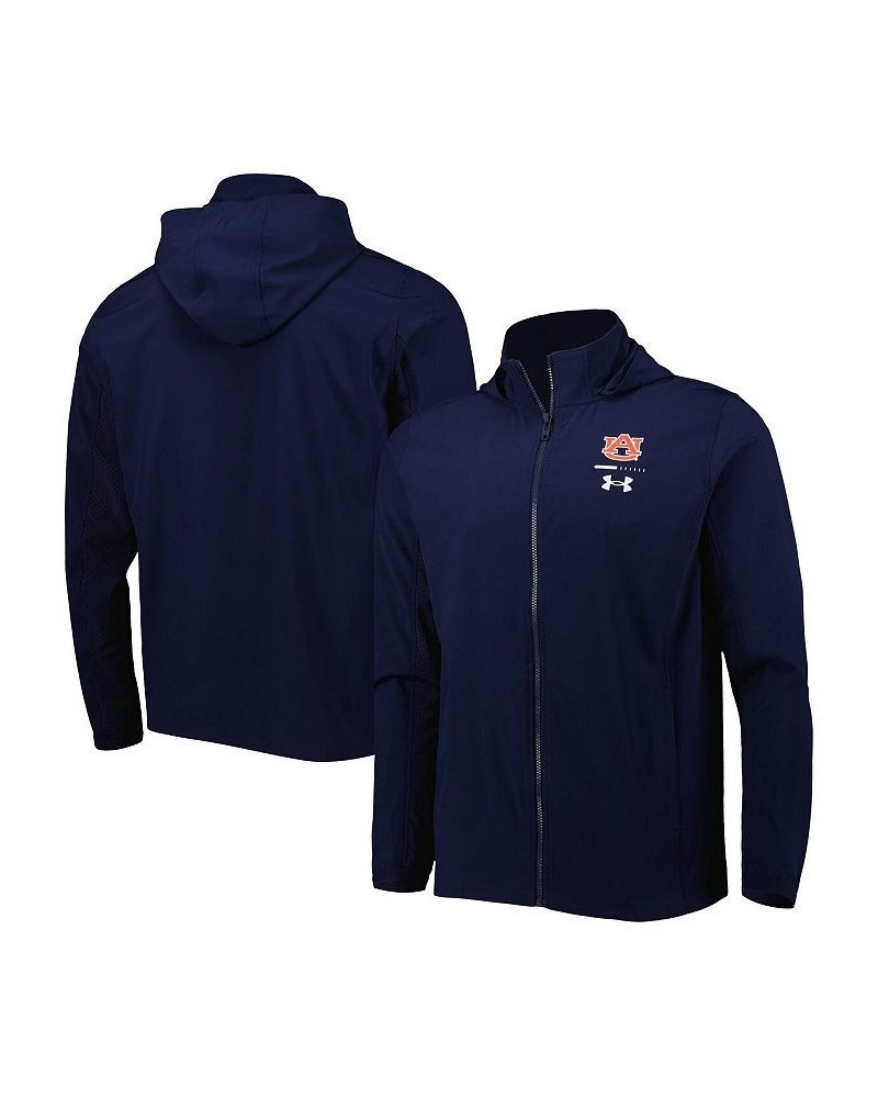 Men's Navy Auburn Tigers Swoven Performance Full-Zip Jacket $58.80 Jackets