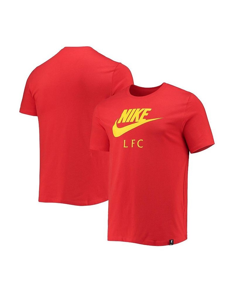 Men's Red Liverpool Club T-shirt $17.60 T-Shirts