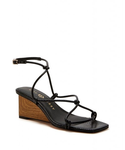 Women's The Irisia Strappy Buckle Sandals Black $58.31 Shoes