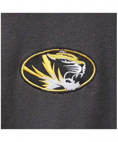 Men's Charcoal Missouri Tigers Tortugas Logo Quarter-Zip Jacket $30.00 Sweatshirt