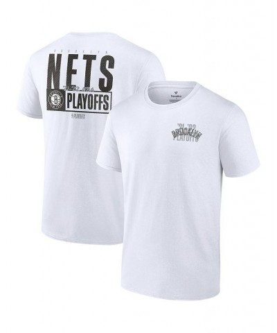 Men's Branded White Brooklyn Nets 2022 Nba Playoffs Dunk T-shirt $19.74 T-Shirts