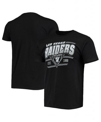 Men's Black Las Vegas Raiders Throwback T-shirt $20.15 T-Shirts