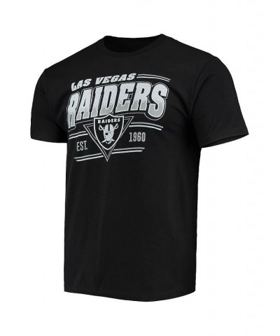 Men's Black Las Vegas Raiders Throwback T-shirt $20.15 T-Shirts