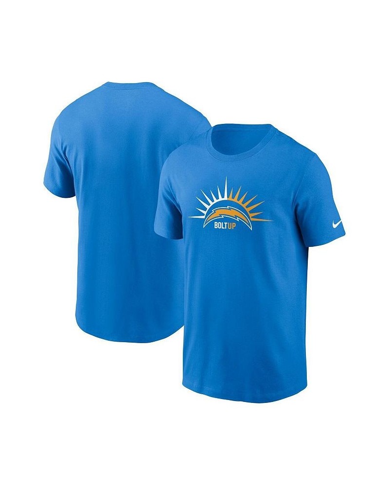 Men's Powder Blue Los Angeles Chargers Essential Local Phrase T-shirt $19.35 T-Shirts