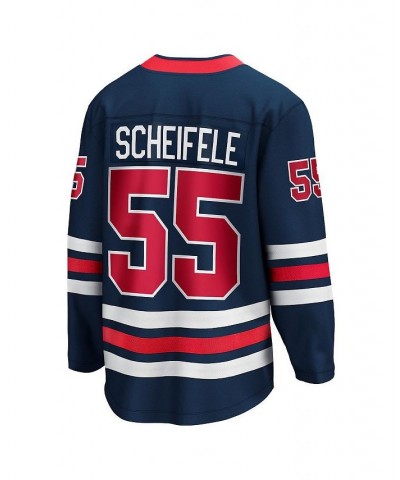 Men's Mark Scheifele Navy Winnipeg Jets 2021/22 Alternate Premier Breakaway Player Jersey $57.81 Jersey