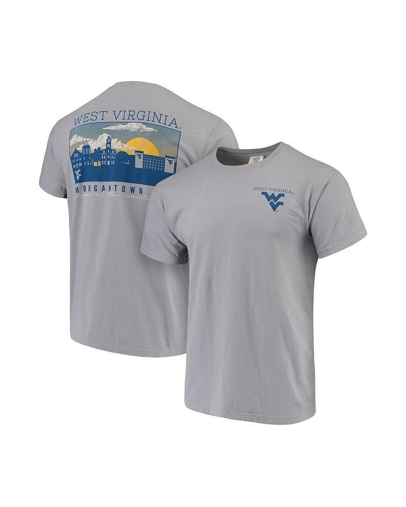 Men's Gray West Virginia Mountaineers Comfort Colors Campus Scenery T-shirt $24.35 T-Shirts